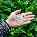Miniatyrbilde 3 av 4: Klare falske knuste isbiter 150 stk Falske diamanter terninger