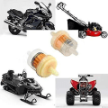 Miniatyrbilde 4 av 4: 12 stk Universelle Gass Inline Drivstofffiltre 25 Slangeklemmer