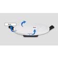 Miniatyrbilde 3 av 5: LED Smal Sidepanel Lys Innvendig Rundt Overflate Montert Smal Sidepanel Lys