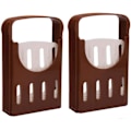 Miniatyrbilde 1 av 5: 2 stk Brødskjærer Brødmaskin Toast Bagel Brød Sandwich Slicer Kutter Sammenleggbar Og Justerbar Hjem