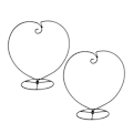 Miniatyrbillede 2 af 2: 2 stk. Hjerteformet Ornament Display Stativ Jern Hængende Stativ Reol Holder