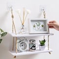 Miniatyrbillede 3 af 5: 1 stk Opbevaringshylde Reol Dekorative Væghylder Kroge