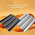 Miniatyrbillede 1 af 5: Non-stick Fransk Brødform 4 Slots Bølge Baguette Form