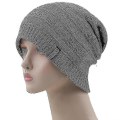 Miniatyrbillede 1 af 3: Enkel Bogstav Vinterhue Lang Størrelse Strikket Kasket Høj Kvalitet Casual Beanies