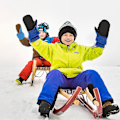 Miniatyrbilde 4 av 5: 1 Par Barnas Vinterhansker Småbarnsvotter For Ski Gutter Snø Jenter Vanntett Varmt Fleece