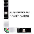 Miniatyrbillede 5 af 5: 10 stk L-formede 4-bens stik 90-180 grader LED-strimler 10 mm bredde