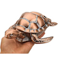 Miniatyrbilde 4 av 4: Smoe Turtle Skrivebordsaskebeholder i Metall Anti-fall Multifunksjonell Praktisk Red