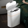 Miniatyrbillede 4 af 5: 13l Smart Sensor Automatisk Skraldespand Hjem Inductions Skraldespand Toilet Vandafvisende Smal Søm Senso