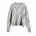 Pikkukuva 3 / 5: Sininen ja valkoinen posliini crop top -shortsit joustavalla vyötäröllä