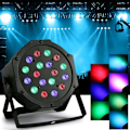 Miniatyrbilde 3 av 5: 18w 18led RGB-blanding Scene Lys 6 Kanaler Party DJ