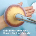 Miniatyrbillede 5 af 5: Stor Pudderbørste Flad Buet Holdbar Makeup Blanding