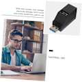 Miniatyrbild 2 av 8: Trippel USB-portar Hub Splitter USB till Adapter Dockhållare för Tangentbord Portabel Datahubb