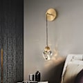 Miniatyrbilde 1 av 5: LED-vegglamper med dimmer, moderne nordisk stil, flush montering