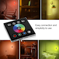 Miniatyrbilde 2 av 5: 12-24v RGB Full Farge Dimmer Berøringspanel Kontroller Stripe
