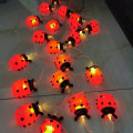 Pikkukuva 3 / 5: Ulkoilma Solar String Light Beetle 6.5m 30led Lamppu Hyönteinen
