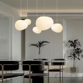 Miniatyrbilde 1 av 4: Pendellampe 1 lys Globe Justerbar Kjøkkenlampe 42cm