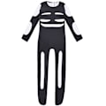 Miniatyrbild 3 av 5: Friday Funkin Kostym Barn Skid Jumpsuit Bodysuit Huvudöverdrag Handskar Set Fancy Up 3d 11-12 Years