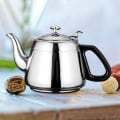 Miniatyrbilde 3 av 5: 1,5l Sølv Tekanne Rustfritt Stål Teinfuser Filter Metall