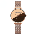 Miniatyrbilde 2 av 4: Japansk Kvarts Ur Vanntett Kunstnerisk Mote Kreativ Kvinne Ur Rose gold face