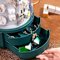 Miniatyrbillede 2 af 2: Smykkeopbevaringsboks Makeup Organizer Ørering Display Stativ