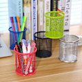 Miniatyrbillede 4 af 5: 4 stk. Penneholder Mesh Blyantsholder Holdbar Metal Blyantsholder