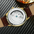 Miniatyrbillede 4 af 5: Vandafvisende Herre Business Ur Tourbillon Automatisk Mekanisk