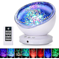 Pikkukuva 1 / 4: Ocean Wave -projektor, 12 LED-valoa, kaukosäädin, yövalolamppu