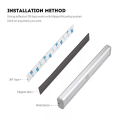 Pikkukuva 2 / 4: 10 LED-lamppua, USB-ladattava, magneettinen, liikeanturi, kaappivalo