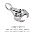 Miniatyrbillede 2 af 4: Rustfrit Stål Gravity Hook til Multifunktionel Overlevelse Magnetisk Foldbar Grappling Hook