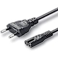Miniatyrbillede 1 af 5: EU 1,5 m 250V 2,5A Strømkabel med 2 Pins