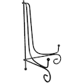 Miniatyrbillede 3 af 5: 2 Pak Iron Display Stativ, Sort Jern Staffeli Plade Display Fotoholder Stativ, Viser Billedrammer, Dekorative Tallerkener, Tablets Og Kunst 4 Tommer 12 inch