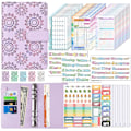 Miniatyrbillede 1 af 5: Budget Binder med Lynlåsekonvolutter, A9 Lommer Planner Pengekonvolutter Purple