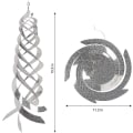 Miniatyrbillede 2 af 5: 3 stk Sjældne Perle Fugleafvisere, Fuglespiral Afdækning, Reflekterende Fugleskræmselsstænger, Ornamenteret Spinner Afskrækkende Tester