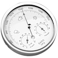 Miniatyrbild 1 av 5: Digital Inomhus Hygrometer Bärbar 3 i 1 Väggmonterad Vädertermometer Barometer Hygrometer Hom