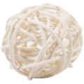 Miniatyrbild 2 av 4: 20 st Wicker Takraw-prydnader Fotorekvisita Heminredning 3cm (vit)-yuhao White