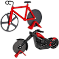 Miniatyrbillede 1 af 5: Cykel- og Motorcykel Pizzaskærer Rustfrit Stål Non-Stick