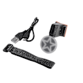 Miniatyrbillede 2 af 5: LED Cykel Baglygte Rundt Hjerteformet USB Opladning