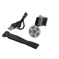 Pikkukuva 2 / 5: LED-pyörätakavalo pyöreä sydänmuotoinen USB-lataus