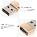 Miniatyrbillede 8 af 8: 3 stk. Typec til USB Adapter Opladerkabel Powerbank Konverter Tablet Konverter Computer Type-c