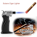 Miniatyrbild 1 av 5: Ignition Uppblåsbar Köksbrännare Butan Cigarr Tändare
