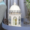 Miniatyrbillede 2 af 5: Retro Lysholder Dekorativ Lanterne Jern Dekorationer