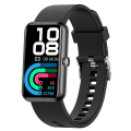 Miniatyrbillede 1 af 5: Smart Armbånd Hjertefrekvens Søvnovervågning Skridttæller 1,47 tommer Silikon Armbånd Ur til Mænd og Kvinder Black