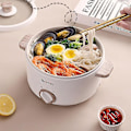Miniatyrbillede 3 af 5: 1,5 l Elektrisk Kogegryde Hotpot Bærbar Multikogegryde Dampkoger