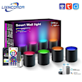 Miniatyrbilde 1 av 5: Smarte vegglamper Alexa Tuya Wifi Flerfarget Lampe Fjernkontroll
