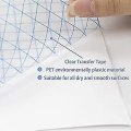 Miniatyrbillede 3 af 5: 30x610cm Transfer Tape Vinyl Klar Film Plotter Blå Gitter