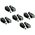 Pikkukuva 1 / 4: 5 Paria DC-liitäntää 5,5 mm x 2,1 mm 12 V Uros- ja Naarasliitin