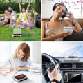Pikkukuva 4 / 5: CD-soitin A-b Toisto Bluetooth-yhteensopiva CD-soitin Muistitoiminto Kotiin Autoon White