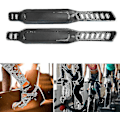 Miniatyrbilde 5 av 5: Sykkelpedalstropper for trening, kraftige justerbare universelle pedalstropper
