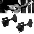 Miniatyrbilde 3 av 5: 5 stk Gitartilbehør Vintage Open Bass Gitar Stemmeskruer Maskinhoder Stemmeskruer Svart 1l4r For