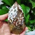 Miniatyrbillede 5 af 5: Natursten Havjade Krystal Agat Mineralprøve